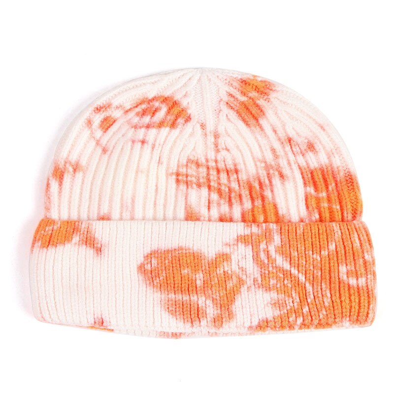 Unisex Beanie Men Short Hat Women 2020 Winter Fisherman Beanies For Ladies tie dye Print Autumn Hip Hop Knitted Cap Skullcap URB1™ Vêtements Streetwear URB1™ Vêtements Streetwear unisex
