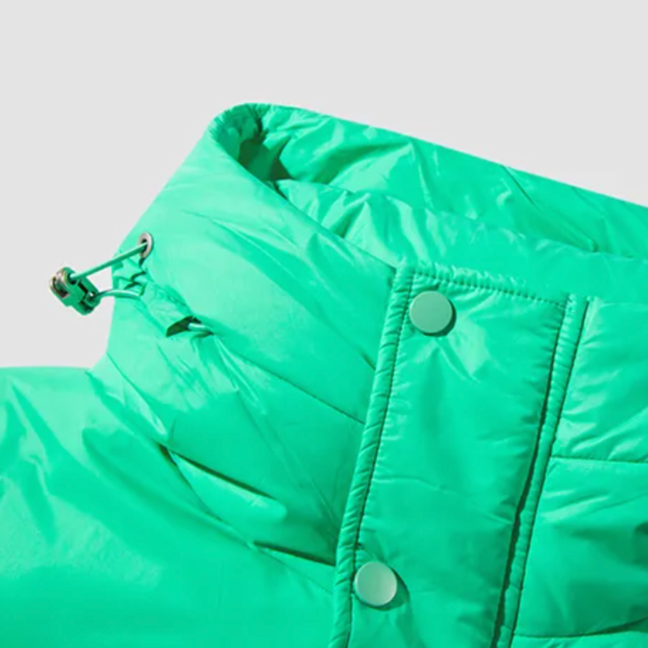 "WARMD" Veste Doudoune Parka Matelassée Vert - URB1™