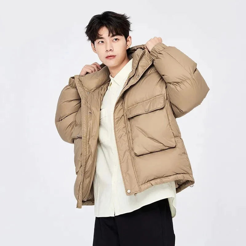 "WARMD" Veste Doudoune Parka Matelassée Beige - URB1™