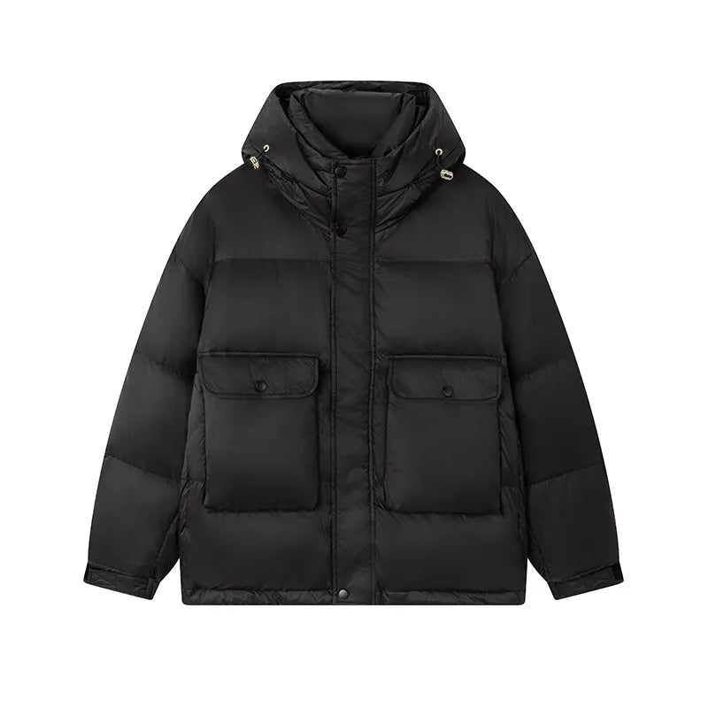 "WARMD" Veste Doudoune Parka Matelassée Noir - URB1™