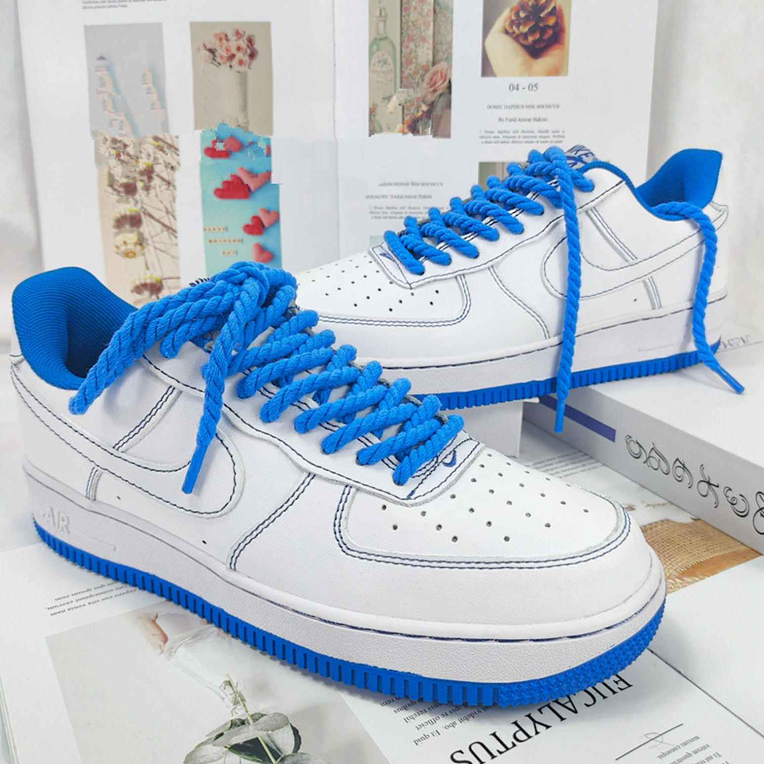 Chaussure top gros lacet
