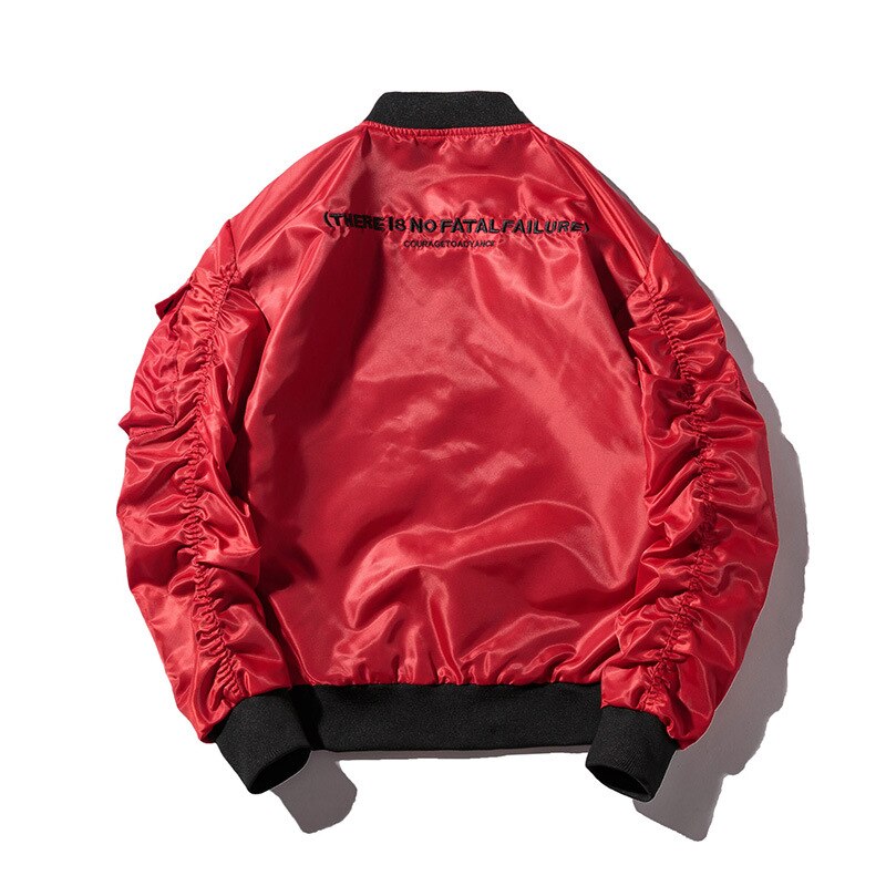 Winter Bomber Jacket Men Air Force Pilot Jacket Male Solid Letter Embroidery Baseball Jacket Couple Hip Hop Streetwear Autumn URB1™ Vêtements Streetwear URB1™ Vêtements Streetwear winte