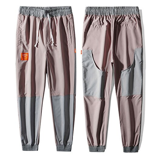 2019 Hip Hop Pants Joggers Streetwear Men Harajuku Sweatpants Color Block Patchwork Harem Pants Autumn Track Trousers Hipster URB1™ Vêtements Streetwear URB1™ Vêtements Streetwear 2019-