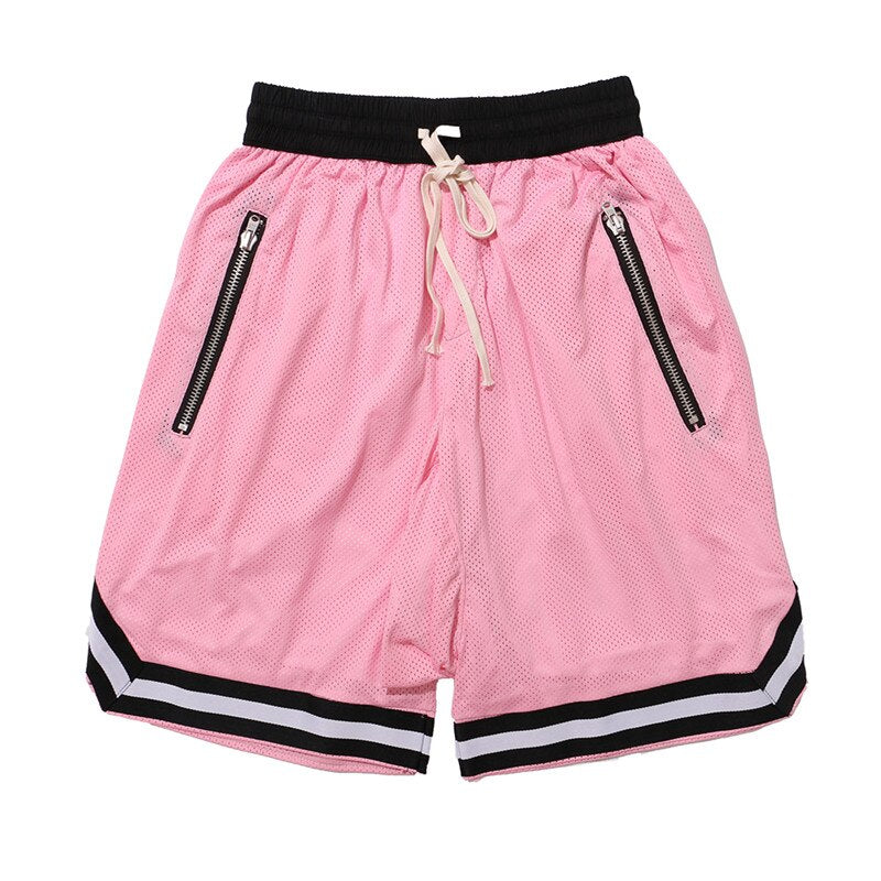 DARK ICON Drop Crotch Mesh Shorts Men 2019 Summer Elastic Waist Double Layer Men's Shorts Hip Hop Shorts 6 Colors URB1™ Vêtements Streetwear URB1™ Vêtements Streetwear dark-icon-drop-cr