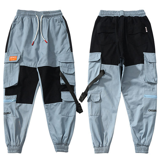 "CGO" Pantalon cargo Streetwear Bleu - URB1™ - URB1™ Vêtements Streetwear mode boutique streetwear shop