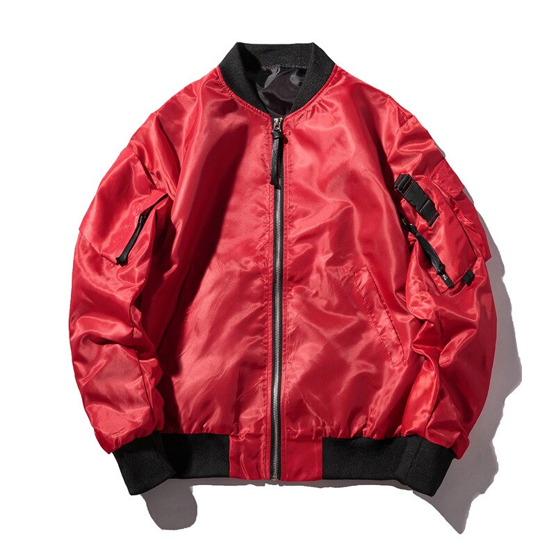 Winter Bomber Jacket Men Air Force Pilot Jacket Male Solid Letter Embroidery Baseball Jacket Couple Hip Hop Streetwear Autumn URB1™ Vêtements Streetwear URB1™ Vêtements Streetwear winte