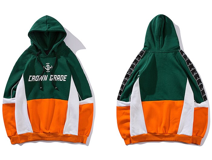 Aelfric Eden Color Clock Casual Mens Hooded Sweatshirts 2019 Harajuku Streetwear Patchwork Hoodies Male Hip Hop Cotton Pullover URB1™ Vêtements Streetwear URB1™ Vêtements Streetwear ael