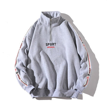 "SPORT" Sweatshirt Hoodie streetwear Gris - URB1™ - URB1™ Vêtements Streetwear mode boutique streetwear shop