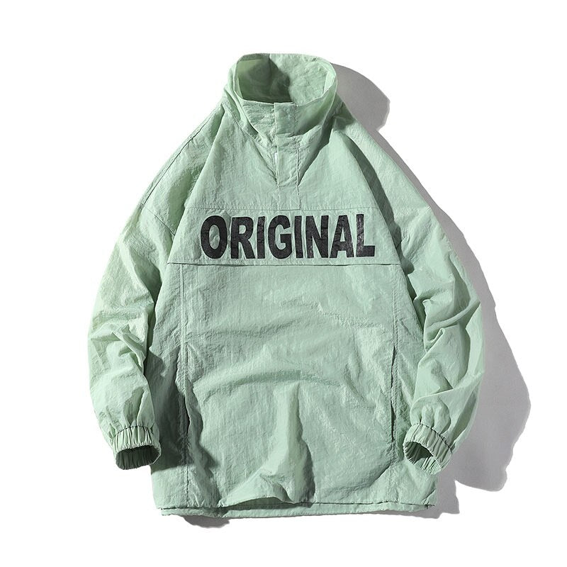 "ORIGINAL" Veste coupe vent streetwear Vert - URB1™ - URB1™ Vêtements Streetwear mode boutique streetwear shop