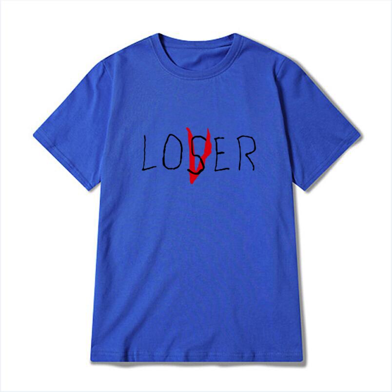 Pennywise Movie It Losers Club T Shirt Men Women Casual Cotton Short Sleeve Loser Lover It Inspired T-Shirt Tops Fast shipping URB1™ Vêtements Streetwear URB1™ Vêtements Streetwear penn
