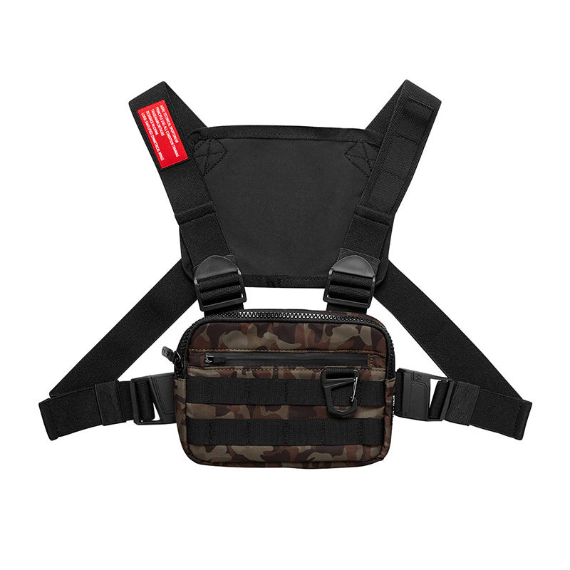 Trendy Chest Rig Bag for Men Women Outdoor Streetwear Hip Hop Chest Bags Men Disco Tactical Vest Small Square Chest Packs New URB1™ Vêtements Streetwear URB1™ Vêtements Streetwear trend