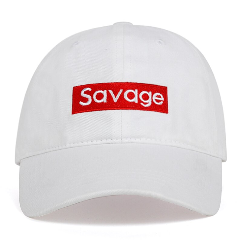 2019 new savage letter Embroidered baseball cap 100%cotton Couple Leisure Caps Hip hop snapback golf hat fashion dad Hats - URB1™ Vêtements Streetwear mode boutique streetwear shop