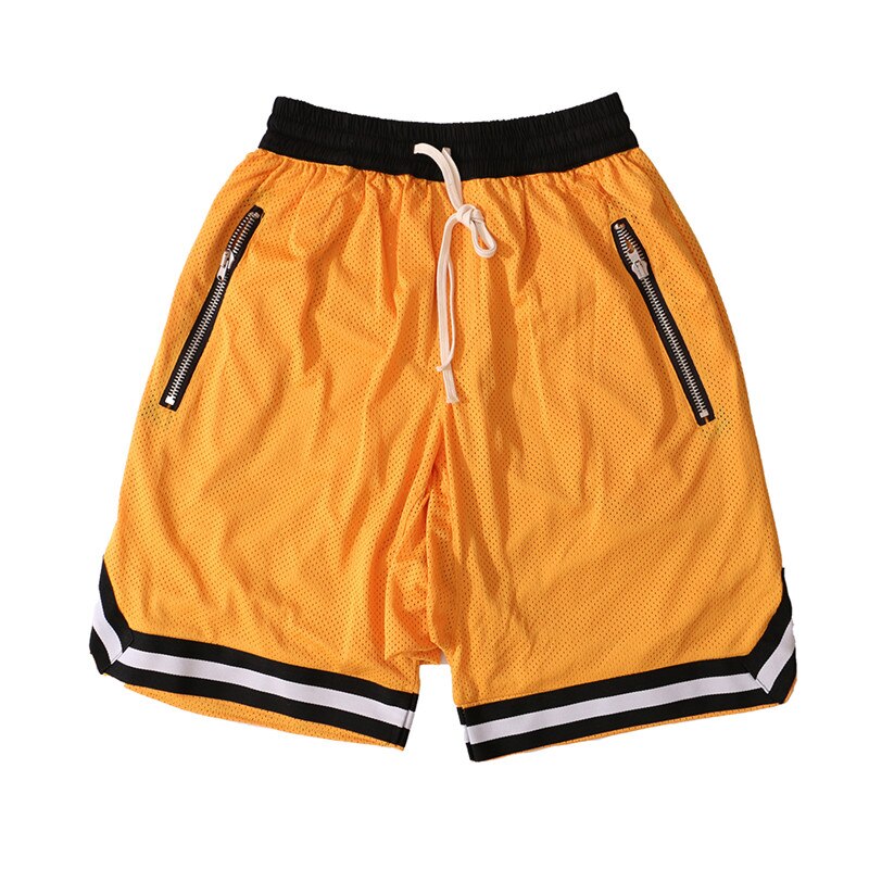 DARK ICON Drop Crotch Mesh Shorts Men 2019 Summer Elastic Waist Double Layer Men's Shorts Hip Hop Shorts 6 Colors URB1™ Vêtements Streetwear URB1™ Vêtements Streetwear dark-icon-drop-cr