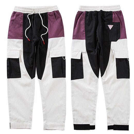 "PATCH WK" Pantalon cargo Streetwear Violet - URB1™ - URB1™ Vêtements Streetwear mode boutique streetwear shop
