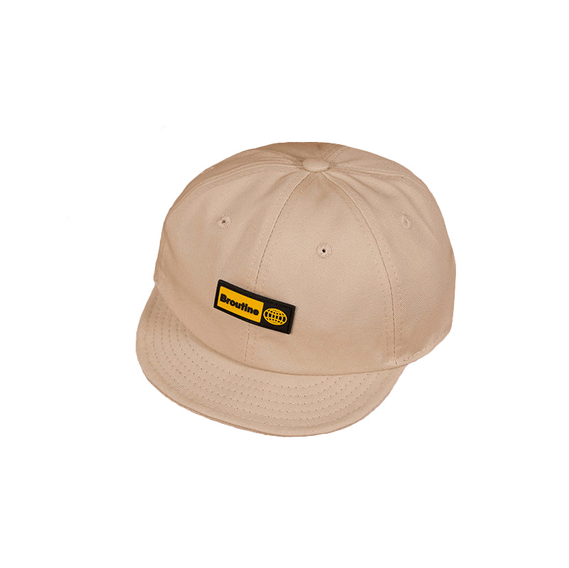 "BROUTINE" Casquette à petite visière Beige - URB1™ - URB1™ Vêtements Streetwear mode boutique streetwear shop