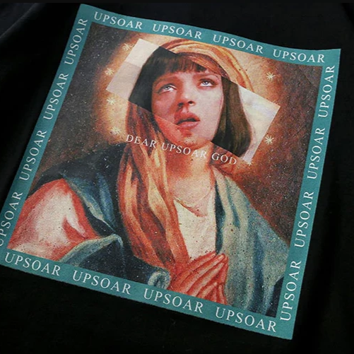 "UPSOAR" Tshirt Imprimé Streetwear Noir - URB1™ - URB1™ Vêtements Streetwear mode boutique streetwear shop