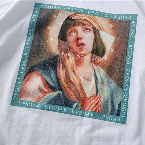 "UPSOAR" Tshirt Imprimé Streetwear Blanc - URB1™ - URB1™ Vêtements Streetwear mode boutique streetwear shop