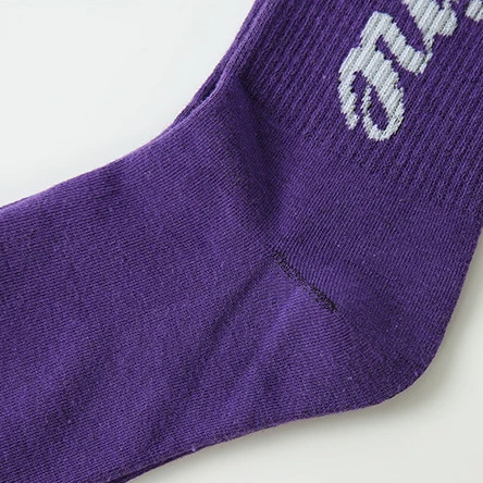 "COCAINE" Chaussettes Montantes Streetwear Violet blanc  - URB1™ - URB1™ Vêtements Streetwear mode boutique streetwear shop