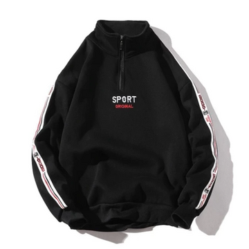 "SPORT" Sweatshirt Hoodie streetwear Noir - URB1™ - URB1™ Vêtements Streetwear mode boutique streetwear shop