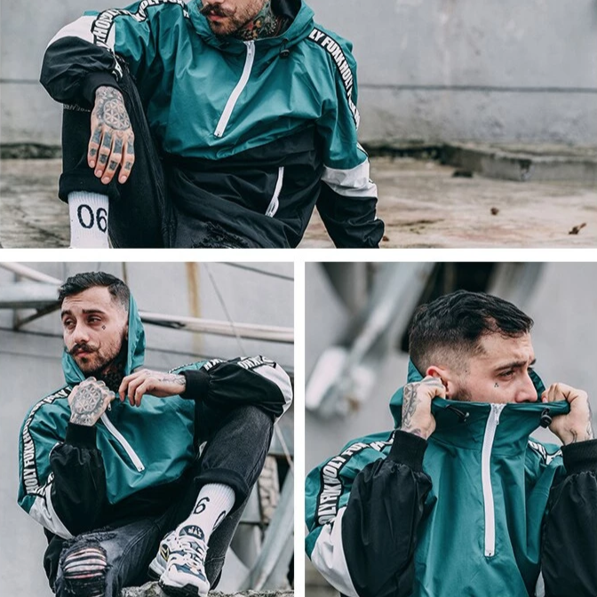 "FUXK HOLY" Veste Coupe Vent à capuche - URB1™ - URB1™ Vêtements Streetwear mode boutique streetwear shop