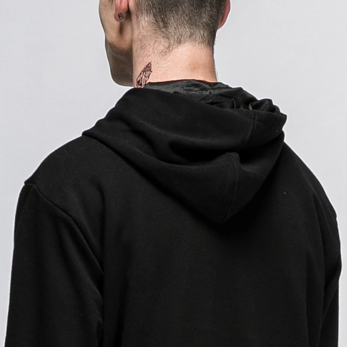 "ANTI-SYSTEMA" Sweatshirt hoodie à capuche Noir - URB1™ - URB1™ Vêtements Streetwear mode boutique streetwear shop