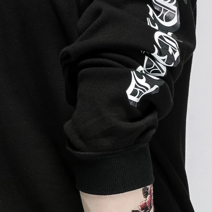 "ANTI-SYSTEMA" Sweatshirt hoodie à capuche Noir - URB1™ - URB1™ Vêtements Streetwear mode boutique streetwear shop