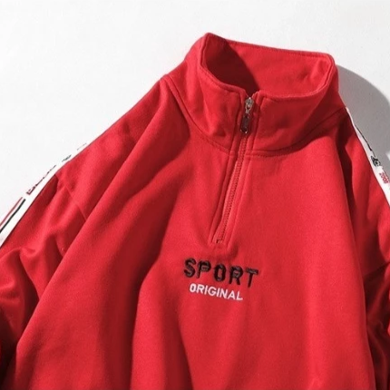 "SPORT" Sweatshirt Hoodie streetwear Rouge - URB1™ - URB1™ Vêtements Streetwear mode boutique streetwear shop