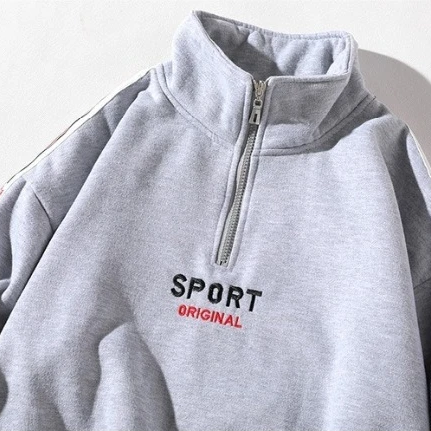 "SPORT" Sweatshirt Hoodie streetwear Gris - URB1™ - URB1™ Vêtements Streetwear mode boutique streetwear shop