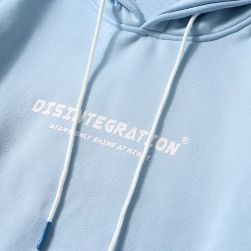 "DISINTEGRATION" Sweatshirt Hoodie à capuche Bleu - URB1™ - URB1™ Vêtements Streetwear mode boutique streetwear shop