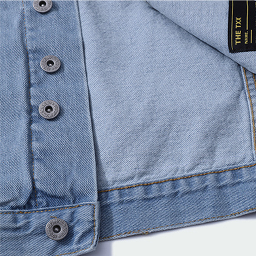 "CITY OF GODS" Veste en Jean bleu Imprimé - URB1™ - URB1™ Vêtements Streetwear mode boutique streetwear shop