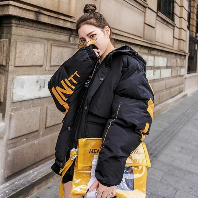 "N" Veste Doudoune Matelassée Noir - URB1™ - URB1™ Vêtements Streetwear mode boutique streetwear shop