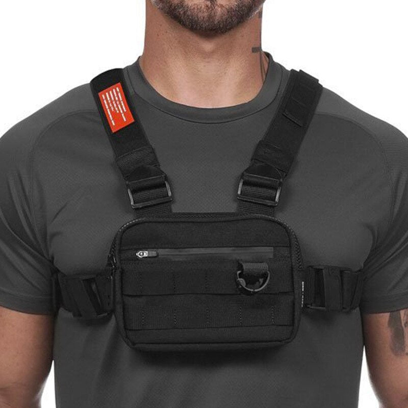 Trendy Chest Rig Bag for Men Women Outdoor Streetwear Hip Hop Chest Bags Men Disco Tactical Vest Small Square Chest Packs New URB1™ Vêtements Streetwear URB1™ Vêtements Streetwear trend