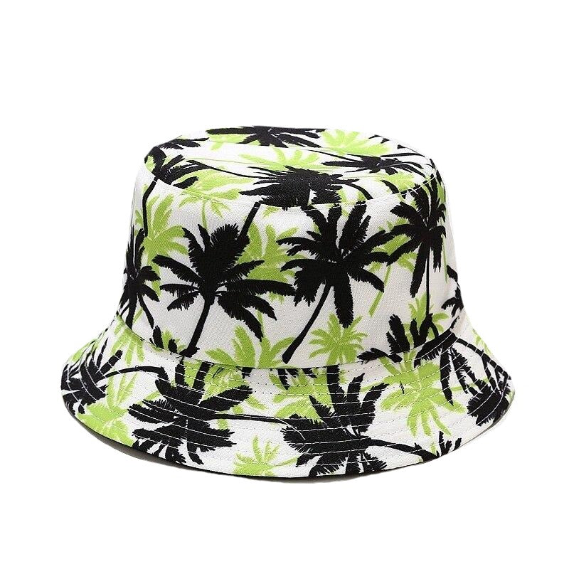 2021 Women's Cap Ins New Bucket Hat Botanical Flower Print Fisherman Hat For Women Spring Summer Outdoor Sun Protection Hat Men URB1™ Vêtements Streetwear URB1™ Vêtements Streetwear 202