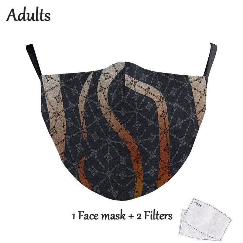 NADANBAO Adult Kid Star War Cosplay Print Face Mask Adult Kid Washable Masks Fabric Reusable PM2.5 Filters Dust Proof URB1™ Vêtements Streetwear URB1™ Vêtements Streetwear nadanbao-adul