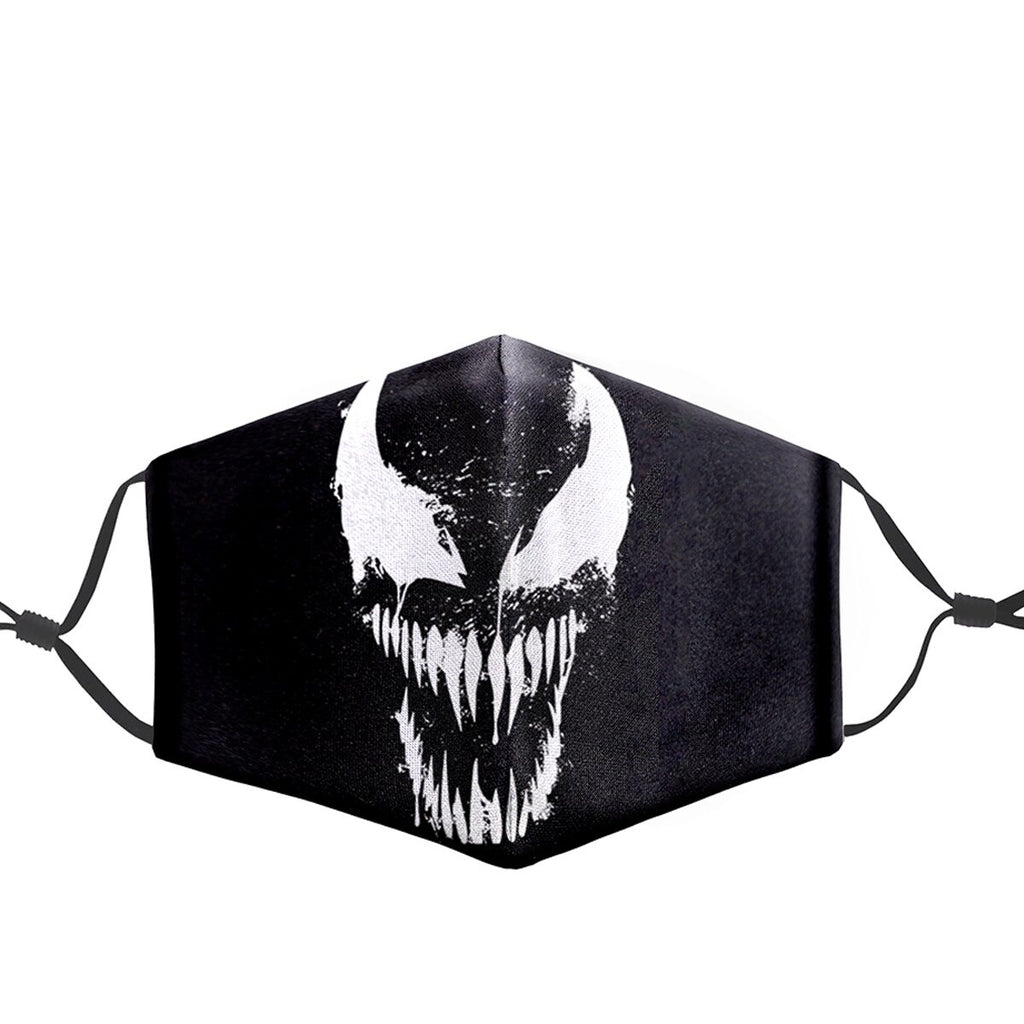 Fashion Marvel Printing Mouth Mask Reusable Washable PM2.5 Filter Adult Mouth Mask Dust Face Masks Anti Bacteria Proof Flu Mask URB1™ Vêtements Streetwear URB1™ Vêtements Streetwear fas