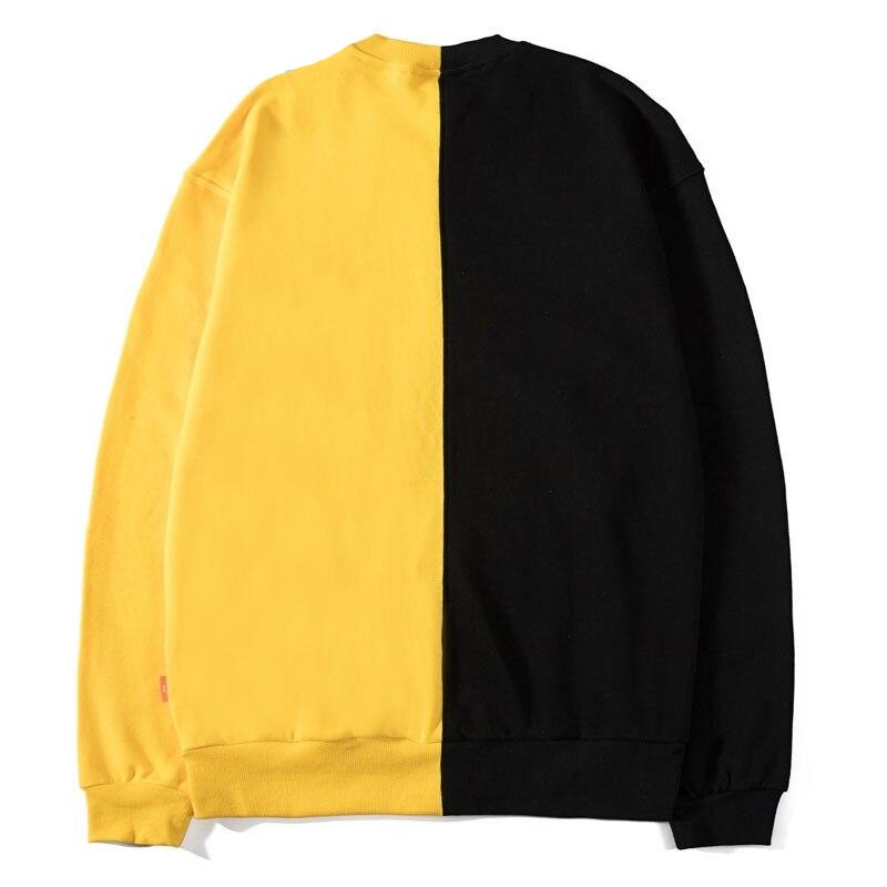 GONTHWID Front Zipper Pocket Two-Tone Color Block Patchwork Pullover Sweatshirts Hoodie Harajuku Hip Hop Casual Streetwear Tops URB1™ Vêtements Streetwear URB1™ Vêtements Streetwear gon