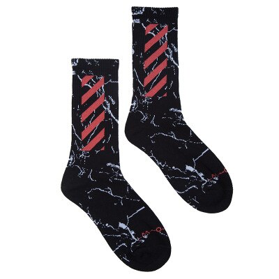 Streetwear Socks Men Stripe Compression Mens Sock White Black Happy Letter Crew Cotton Warm Korean Funny Novelty Harajuku Casual URB1™ Vêtements Streetwear URB1™ Vêtements Streetwear st