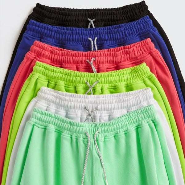 INFLATION Soft Plain Sweatpants Couple Streetwear Candy Color Elastic Waist Loose Sweatpants With Pocket Men Joggers 3900TW20 URB1™ Vêtements Streetwear URB1™ Vêtements Streetwear infla