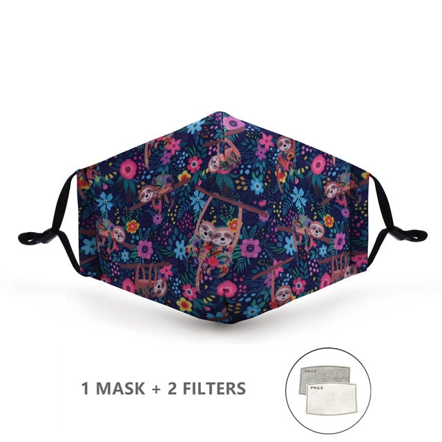 Reusable Mouth Mask Washable British Protective PM2.5 Filter Mask Anti Dust Face Mask Windproof Mouth-muffle Anti Flu Mask URB1™ Vêtements Streetwear URB1™ Vêtements Streetwear reusable