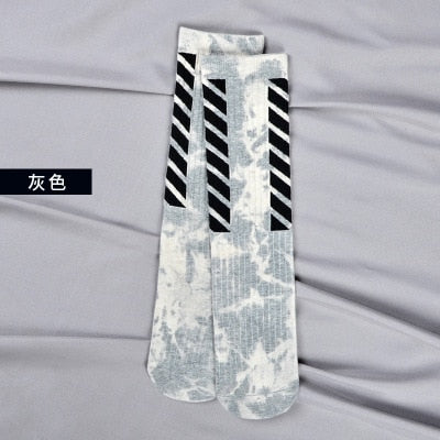 Streetwear Socks Men Stripe Compression Mens Sock White Black Happy Letter Crew Cotton Warm Korean Funny Novelty Harajuku Casual URB1™ Vêtements Streetwear URB1™ Vêtements Streetwear st