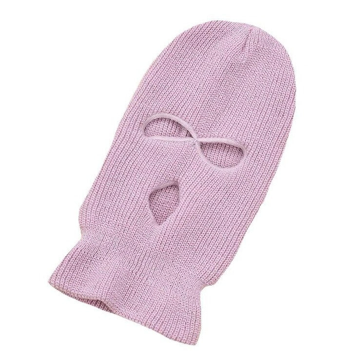 Full Face Cover Mask Three 3 Hole Balaclava Knit Hat Army Tactical CS Winter Ski Cycling Mask Beanie Hat Scarf Warm Face Masks URB1™ Vêtements Streetwear URB1™ Vêtements Streetwear full