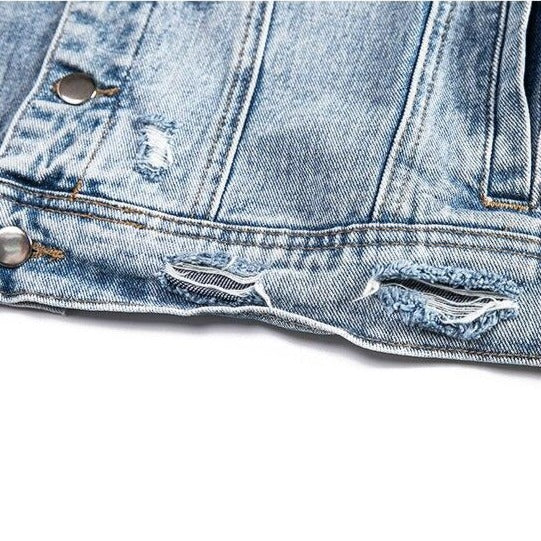 Dark Icon Back Printed Street Fashion Jeans Jacket Men Turn-down Collar Ripped Denim Jackets Streetwear Clothing URB1™ Vêtements Streetwear URB1™ Vêtements Streetwear dark-icon-back-pri