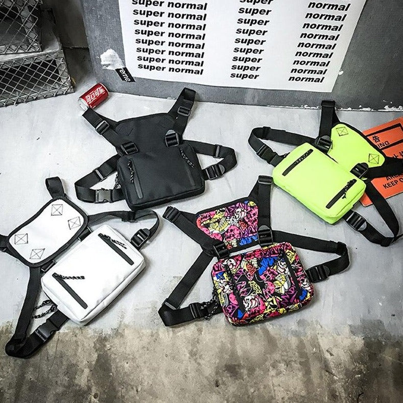 Tactical Chest Bags For Men New Trend Motorcycle Function Chest Rig Bags For Women Casual Travel Waist Pack Male Hip Hop Pocket URB1™ Vêtements Streetwear URB1™ Vêtements Streetwear tac