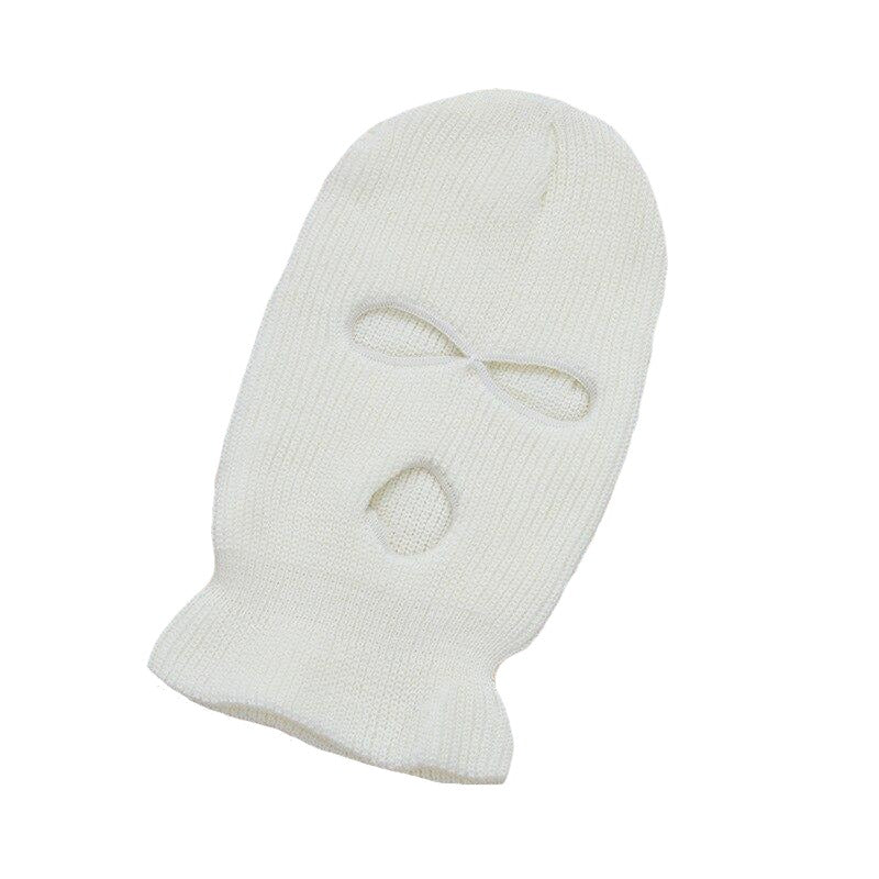 Full Face Cover Mask Three 3 Hole Balaclava Knit Hat Army Tactical CS Winter Ski Cycling Mask Beanie Hat Scarf Warm Face Masks URB1™ Vêtements Streetwear URB1™ Vêtements Streetwear full