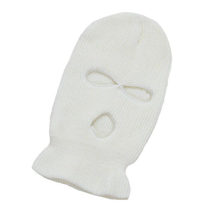 Full Face Cover Mask Three 3 Hole Balaclava Knit Hat Army Tactical CS Winter Ski Cycling Mask Beanie Hat Scarf Warm Face Masks URB1™ Vêtements Streetwear URB1™ Vêtements Streetwear full