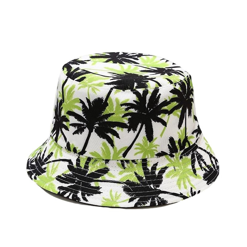 2021 Women's Cap Ins New Bucket Hat Botanical Flower Print Fisherman Hat For Women Spring Summer Outdoor Sun Protection Hat Men URB1™ Vêtements Streetwear URB1™ Vêtements Streetwear 202