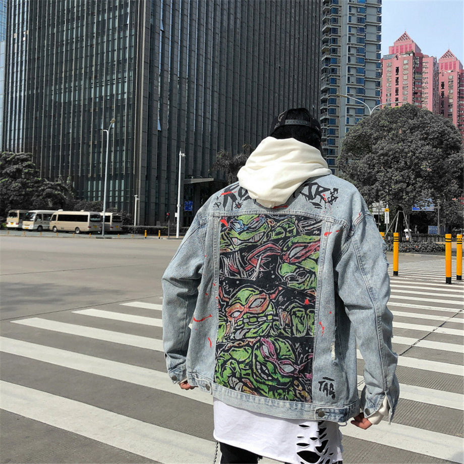 "RODNEY JR" Veste en Jean Denim - URB1™ - URB1™ Vêtements Streetwear mode boutique streetwear shop