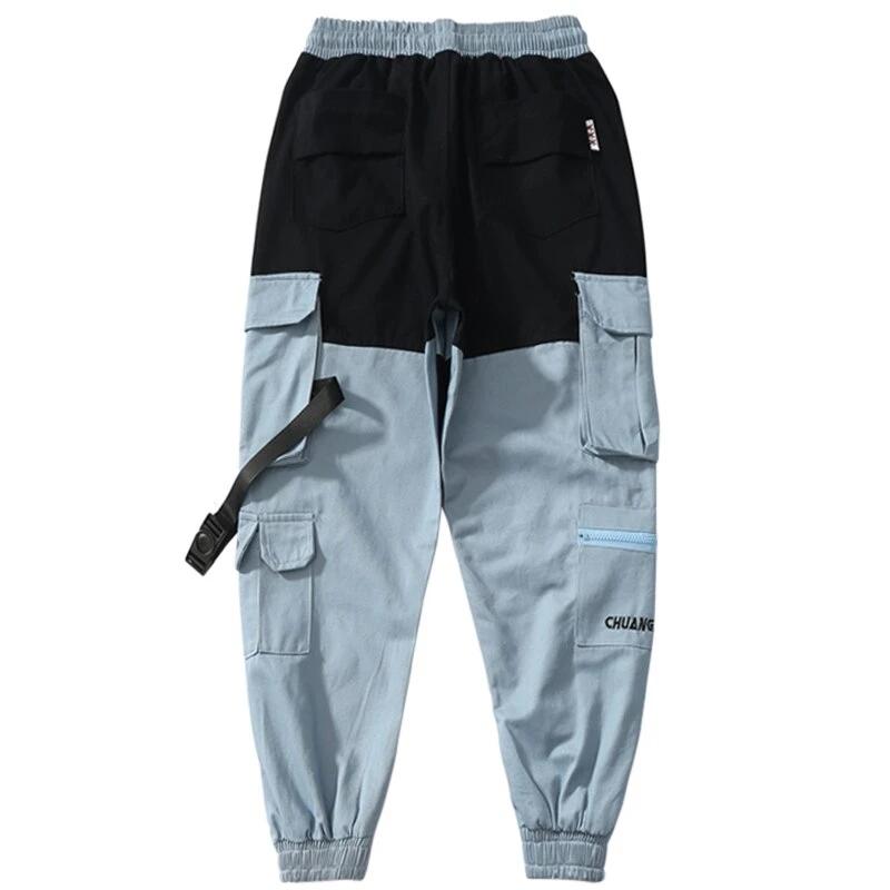 "CGO" Pantalon cargo Streetwear Bleu - URB1™ - URB1™ Vêtements Streetwear mode boutique streetwear shop