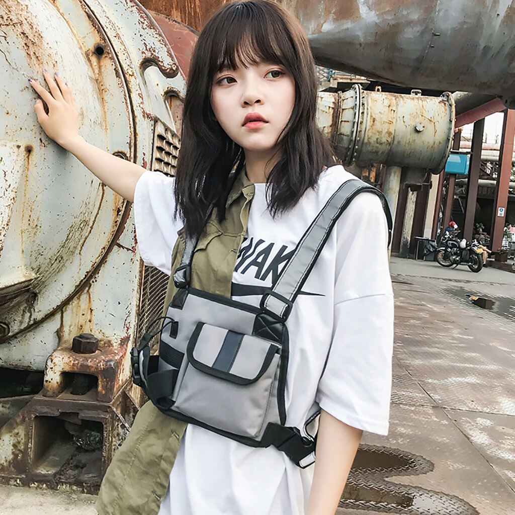 "TACTICAL REFLECTIVE" Sacoche Ventrale Réfléchissant Streetwear - URB1™ - URB1™ Vêtements Streetwear mode boutique streetwear shop