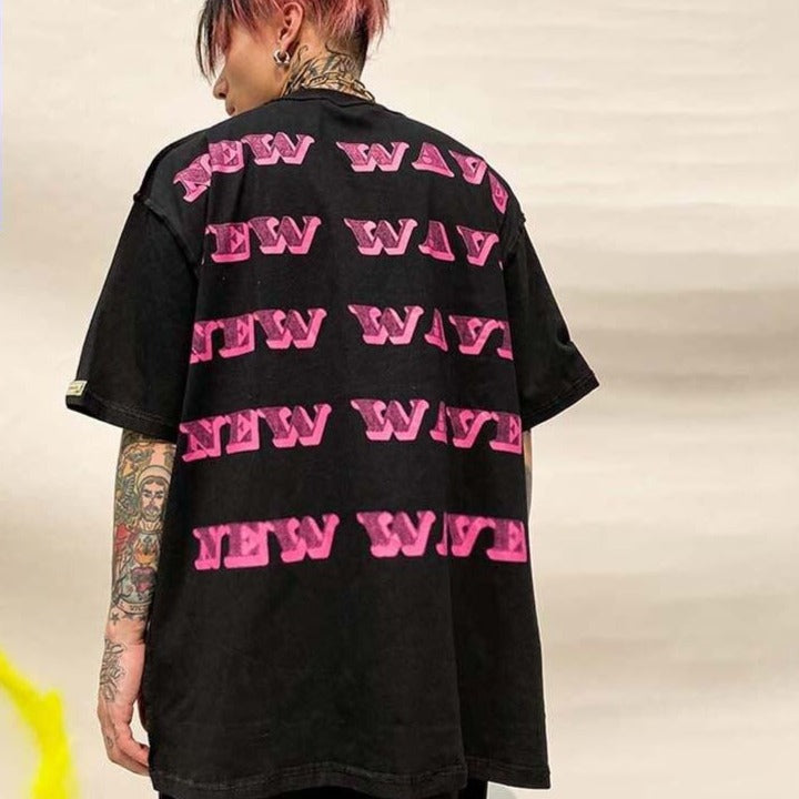 UNCLEDONJM Cartoon Funny Men T shirt O-neck Men T shirt Loose Hip hop Tops Tees Streetwear Short Sleeve T shirts NF-NB97 URB1™ Vêtements Streetwear URB1™ Vêtements Streetwear uncledonjm